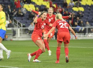 Soccer: SheBelieves Cup-Brazil at Canada as Evelyne Viens Is on the CanWNT World Cup Roster