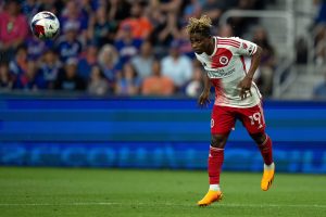 Latif Blessing sees red in Revs defeat