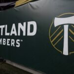 The Portland Timbers Logo Shown on May 14, 2022